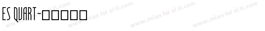 es quart字体转换
